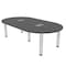 Skutchi Designs 45.25 in W, 84 in L, 29 in H, Engineered Wood Top, Grey H-RAC-4684-PT-AN-EL - alternate 1